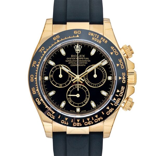 Cosmograph Daytona Yellow Gold Automatic Black Dial - Code: RLX173