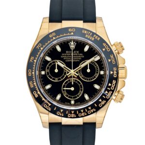 Cosmograph Daytona Yellow Gold Automatic Black Dial Swiss Made - Code: SW173