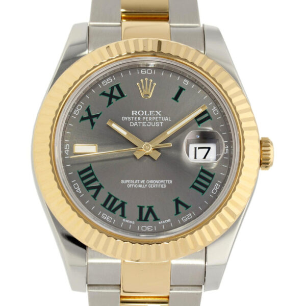 Datejust II Wimbledon Steel Yellow Gold Oyster - Code: RLX0519