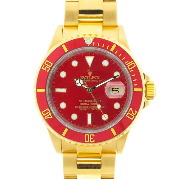 Rolex Submariner Date Gold Red Dial