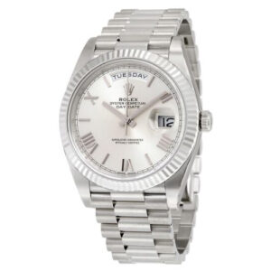 Day-Date Automatic Silver Dial-Time Of Replica