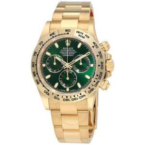 Cosmograph Daytona Green Dial 18K Yellow Gold Swiss Made - Code: SW031