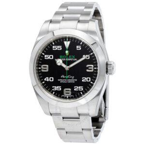 Air King Black Dial Stainless Steel Men's - Code: RLX179