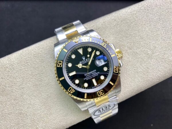 Rolex Submariner Date Yellow Gold Swiss Made 5A - Image 3