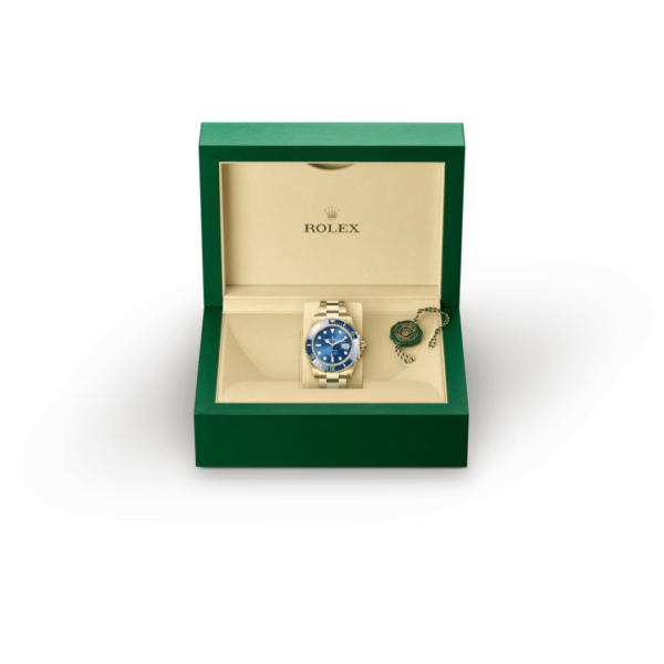 Rolex Submariner Date Oyster, 41 mm, yellow gold Blue Dial | Swiss Made 6A - Image 4
