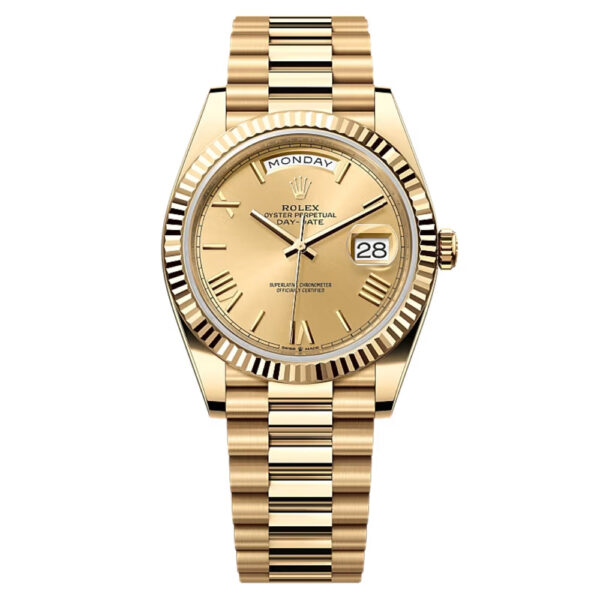 Rolex Day-Date 40 | REF. 228238 | Gold Dial | Box & Papers | 18k Yellow Gold